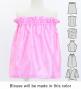 Hula Keiki Set-Up with Tiare & Kahiko Print / Luxury Collection / Pink / Jp117pi