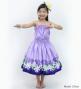 Hula Keiki Set-Up with Tiare & Kahiko Print / Luxury Collection / Purple / Jp117pu
