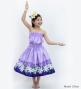 Hula Keiki Set-Up with Tiare & Kahiko Print / Luxury Collection / Purple / Jp117pu