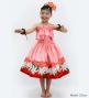 Hula Keiki Set-Up with Tiare & Kahiko Print / Luxury Collection / Red / Jp117rd