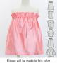Hula Keiki Set-Up with Tiare & Kahiko Print / Luxury Collection / Red / Jp117rd