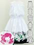 Hula Keiki Set-Up with Tiare & Kahiko Print / Luxury Collection / WH&BK / Jp117whbk