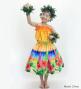 Hula Keiki Shantung Set-Up with Hibiscus Print / Luxury Collection / Jp118-1