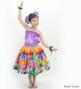 Hula Keiki Shantung Set-Up with Hibiscus Print / Luxury Collection / Jp118-3