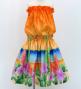 Hula Keiki Shantung Set-Up with Hibiscus Print / Luxury Collection / Jp118-4