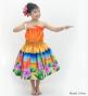 Hula Keiki Shantung Set-Up with Hibiscus Print / Luxury Collection / Jp118-4
