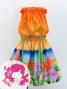 Hula Keiki Shantung Set-Up with Hibiscus Print / Luxury Collection / Jp118-4