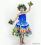 Hula Keiki Shantung Set-Up with Hibiscus Print / Luxury Collection / Jp118-6
