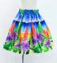 Hula Keiki Shantung Set-Up with Hibiscus Print / Luxury Collection / Jp118-6