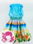 Hula Keiki Shantung Set-Up with Hibiscus Print / Luxury Collection / Jp118-7