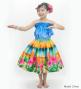 Hula Keiki Shantung Set-Up with Hibiscus Print / Luxury Collection / Jp118-8