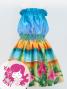 Hula Keiki Shantung Set-Up with Hibiscus Print / Luxury Collection / Jp118-8