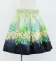 Hula Kids Shantung Pa'u Skirt with Plumeria Lei Print / Luxury Collection / Jp119whbk