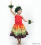 Hula Keiki Set-Up with Plumeria Lei Print / Luxury Collection / Jp120rdbr