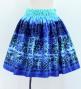 Hula Kids Shantung Pa'u Skirt with Hawaiian Quilt Print / Luxury Collection / Jp121-6