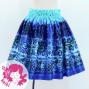 Hula Kids Shantung Pa'u Skirt with Hawaiian Quilt Print / Luxury Collection / Jp121-6