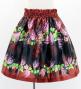 Hula Kids Shantung Pa'u Skirt with Lehua Print / Luxury Collection / Jp125rdbk
