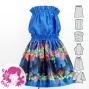 Hula Keiki Set-Up with Lehua Print / Luxury Collection / Jp126bl