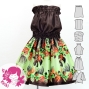 Hula Keiki Set-Up with Lehua Print / Luxury Collection / Jp126br