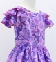 Hula Kids Midi Dress with Hibiscus Print / Luxury Collection / Purple & Pink / Jp128pupi