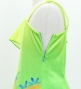 Hula Kids One Shoulder Long Frill sleeve Dress with Protea & tiare  / Luxury Collection / LGR & GR / Jp129lgrgr