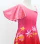 Hula Kids One Shoulder Long Frill sleeve Dress with Protea & tiare  / Luxury Collection / LRD & RD / Jp129lrdrd