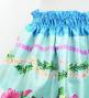 Hula Kids Blouse & Double Pa'u Set-Up with Hibiscus Print / Luxury Collection / Light Blue / Jp132lbl