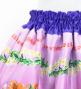 Hula Kids Blouse & Double Pa'u Set-Up with Hibiscus Print / Luxury Collection / Purple / Jp132pu