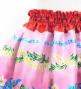 Hula Kids Blouse & Double Pa'u Set-Up with Hibiscus Print / Luxury Collection / Red / Jp132rd