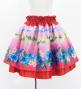Hula Kids Blouse & Double Pa'u Set-Up with Hibiscus Print / Luxury Collection / Red / Jp132rd