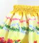 Hula Kids Blouse & Double Pa'u Set-Up with Hibiscus Print / Luxury Collection / Yellow / Jp132ye