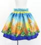 Hula Kids Double Shantung Pa'u Skirt with Lehua Print / Luxury Collection / Jp133-7