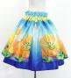 Hula Kids Double Shantung Pa'u Skirt with Lehua Print / Luxury Collection / Jp133-7