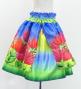 Hula Kids Double Shantung Pa'u Skirt with Lehua Print / Luxury Collection / Jp133-8