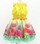 Hula Kids Blouse & Double Pa'u Set-Up with Lehua Print / Luxury Collection / Jp134-1