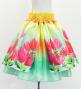 Hula Kids Blouse & Double Pa'u Set-Up with Lehua Print / Luxury Collection / Jp134-1