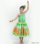 Hula Kids Blouse & Double Pa'u Set-Up with Lehua Print / Luxury Collection / Jp134-4