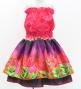 Hula Kids Blouse & Double Pa'u Set-Up with Lehua Print / Luxury Collection / Jp134-6