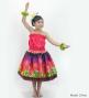 Hula Kids Blouse & Double Pa'u Set-Up with Lehua Print / Luxury Collection / Jp134-6