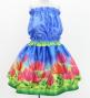 Hula Kids Blouse & Double Pa'u Set-Up with Lehua Print / Luxury Collection / Jp134-8