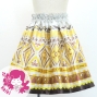 Hula Kids Shantung Pa'u Skirt with Moana Kahiko Print / Luxury Collection / Jp139-6