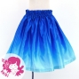 Hula Kids Shantung Pa'u Skirt with Blue & Blue/ Luxury Collection / Jp143blbl