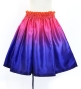 Hula Kids Shantung Pa'u Skirt with Orange & Purple  / Luxury Collection / Jp143orpu
