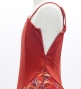 Hula Kids One Shoulder Dress with Ti Leaf/ Luxury Collection / Dark Red / Jp144drd