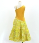 Hula Kids One Shoulder Dress with Ti Leaf/ Luxury Collection / Lemon Yellow / Jp144lm