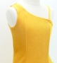 Hula Kids One Shoulder Dress with Ti Leaf/ Luxury Collection / Lemon Yellow / Jp144lm