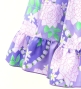 Hula Kids Long Frill Shantung Circular Skirt with Lokelani Print / Purple / Jp145