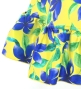 Hula Kids Wrap Skirt with Frills / Hibiscus / Yellow / Jp150
