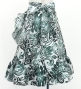 Hula Kids Wrap Skirt with Frills / Kahiko & Honu / White & Black / Jp151