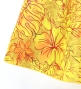 Hula Kids Long Dress with Hawaiian Flower Print / Luxury Collection / Dark Yellow/ Jp153dye